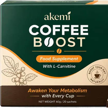 Akemi Coffee Boost — 1 box, 20 sachets